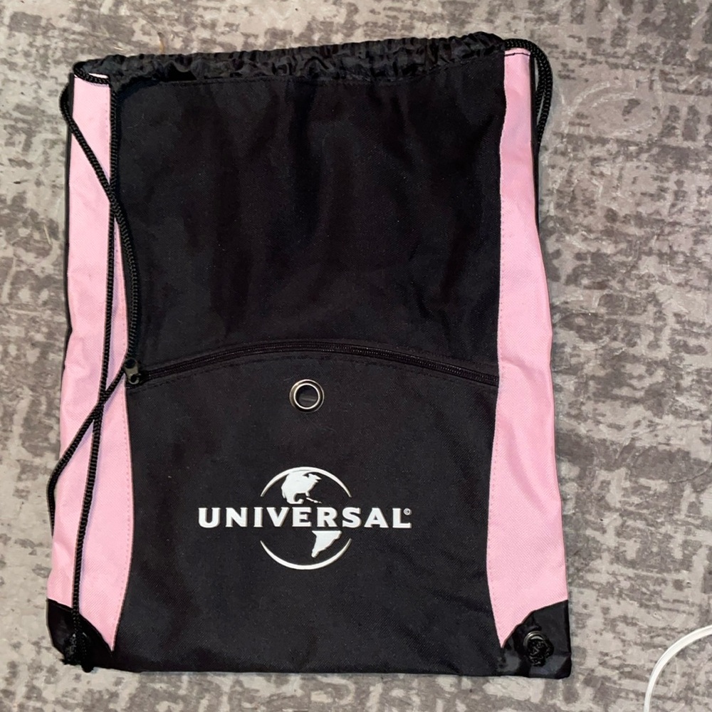 Universal Studio tote bag with draw string